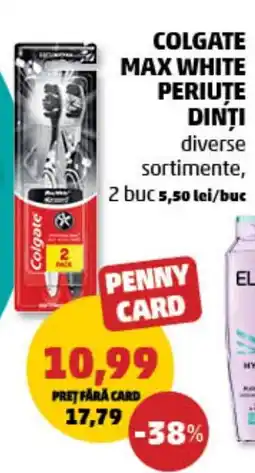 Penny Colgate max white periute dinți Ofertă