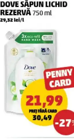 Penny Dove săpun lichid rezervă Ofertă