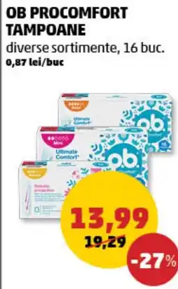 Penny Ob procomfort tampoane Ofertă