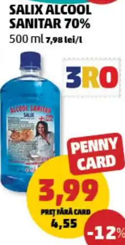 Penny Salix alcool sanitar 70% Ofertă