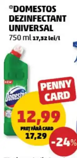 Penny Domestos dezinfectant universal Ofertă