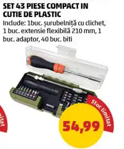 Penny Set 43 piese compact in cutie de plastic Ofertă