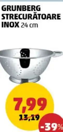 Penny Grunberg strecurătoare inox Ofertă