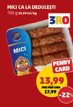 Penny Mici ca la dedulești Ofertă