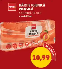 Penny Hârtie igienică piersică Ofertă