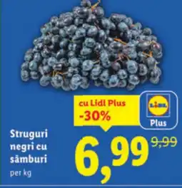 Lidl Struguri negri cu samburi Ofertă