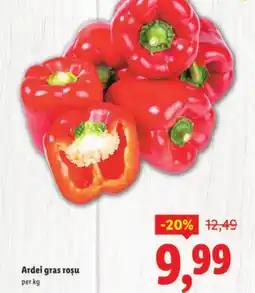 Lidl Ardei gras roşu Ofertă