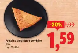 Lidl Foitaj cu umplutură de visine Ofertă