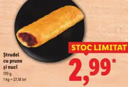 Lidl Strudel cu prune şi nuci Ofertă