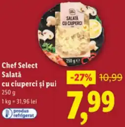 Lidl Chef Select Salată cu ciuperci şi pui Ofertă