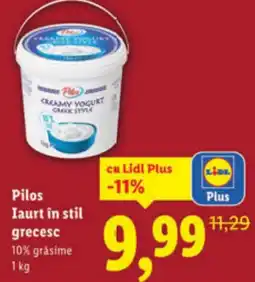 Lidl Pilos Iaurt in stil grecesc Ofertă