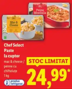 Lidl Chef Select Paste la cuptor Ofertă