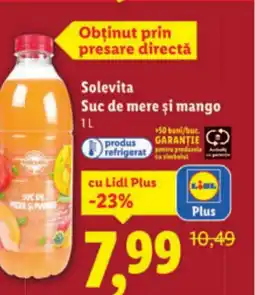 Lidl Solevita Suc de mere şi mango Ofertă