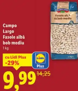 Lidl Campo Largo Fasole albă bob mediu Ofertă