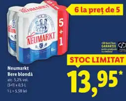 Lidl Neumarkt Bere blondǎ Ofertă