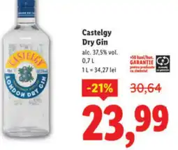 Lidl Castelgy Dry Gin Ofertă