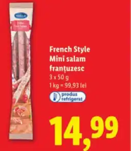 Lidl French Style Mini salam franţuzesc Ofertă
