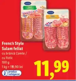 Lidl French Style Salam feliat Ofertă
