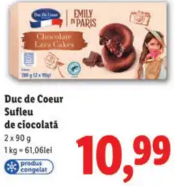 Lidl Duc de Coeur Sufleu de ciocolată Ofertă