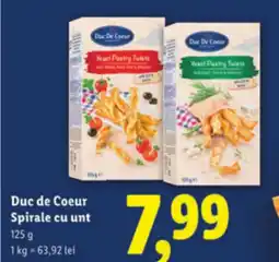 Lidl Duc de Coeur Spirale cu unt Ofertă