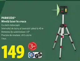 Lidl PARKSIDE Nivelǎ laser în cruce Ofertă