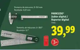 Lidl PARKSIDE® Şubler digital/ Raportor digital Ofertă