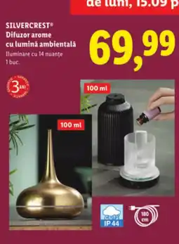 Lidl SILVERCREST® Difuzor arome cu lumină ambientalǎ Ofertă