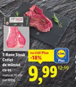 Lidl T-Bone Steak Cotlet de mânzat cu os Ofertă