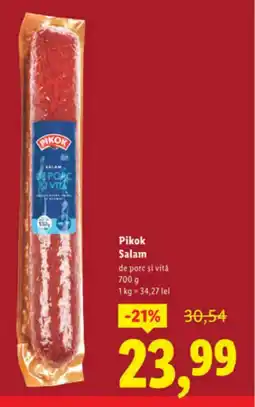 Lidl PIKOK Salam Ofertă