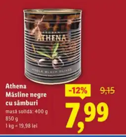 Lidl ATHENA Măsline negre cu sâmburi Ofertă
