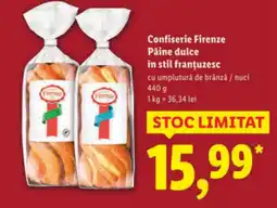 Lidl Confiserie Firenze Pâine dulce în stil franţuzesc Ofertă