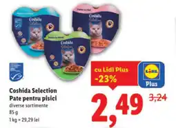 Lidl Coshida Selection Pate pentru pisici Ofertă