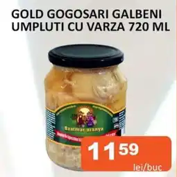 Unicarm Gold gogosari galbeni umpluti cu varza Ofertă