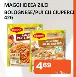 Unicarm Maggi ideea zilei bolognese/pui cu ciuperci Ofertă