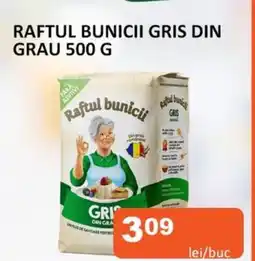 Unicarm Raftul bunicii gris din grau Ofertă