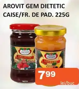 Unicarm Arovit gem dietetic caise/fr. de pad. Ofertă