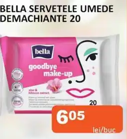 Unicarm Bella servetele umede demachiante 20 Ofertă