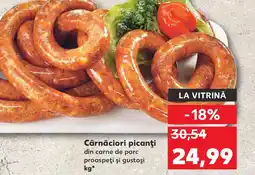 Kaufland Cârnăciori picanţi Ofertă