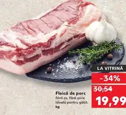 Kaufland Fleică de porc fără os, fără şoric ideală pentru gătit Ofertă