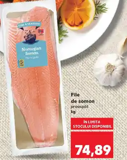 Kaufland File de somon proaspăt Ofertă