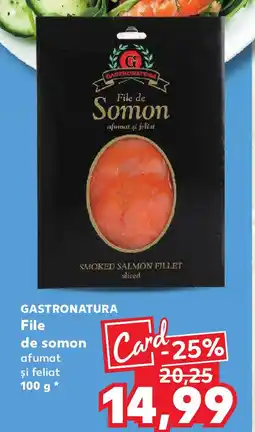 Kaufland GASTRONATURA File de somon afumat şi feliat Ofertă