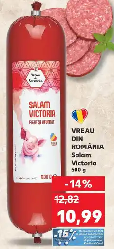 Kaufland VREAU DIN ROMÂNIA Salam Victoria Ofertă