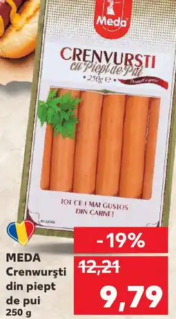 Kaufland DIN CARNE! Crenwursti din piept de pui Ofertă