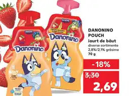 Kaufland DANONINO POUCH iaurt de băut Ofertă