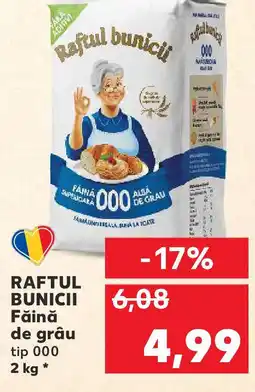 Kaufland RAFTUL BUNICII Făină de grâu Ofertă
