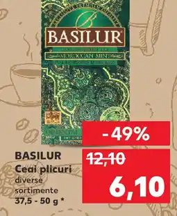 Kaufland BASILUR Ceai plicuri Ofertă