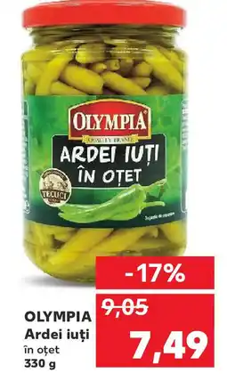 Kaufland OLYMPIA Ardei iuți în oțet Ofertă