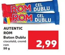 Kaufland AUTENTIC ROM Baton Dublu Ofertă