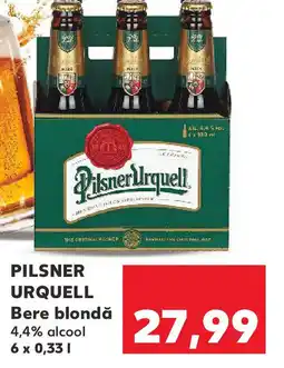 Kaufland PILSNER URQUELL Bere blondă Ofertă