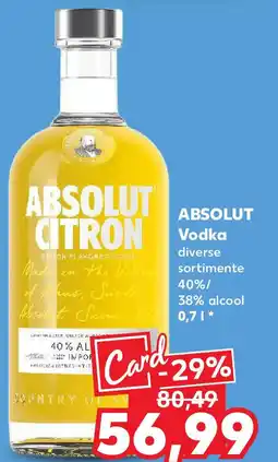 Kaufland ABSOLUT Vodka Ofertă